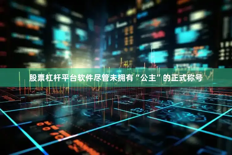股票杠杆平台软件尽管未拥有“公主”的正式称号