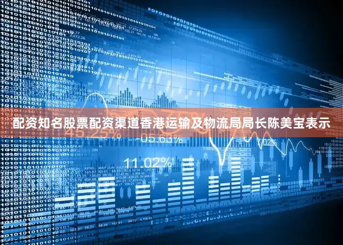 配资知名股票配资渠道香港运输及物流局局长陈美宝表示